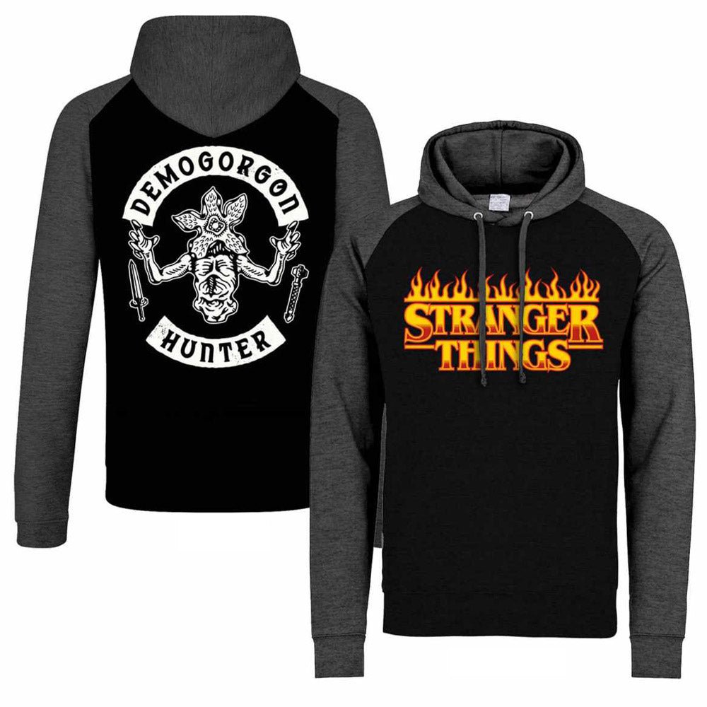 STRANGER THINGS ストレンジャー・シングス (シーズン5 配信 記念 ) - FLAMING LOGO / バックプリントあり / パーカー・スウェット / メンズ - PGS